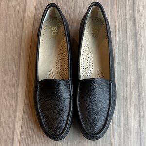 SAS Women's Black Leather Simplify Loafers Size 9 S (Slim)